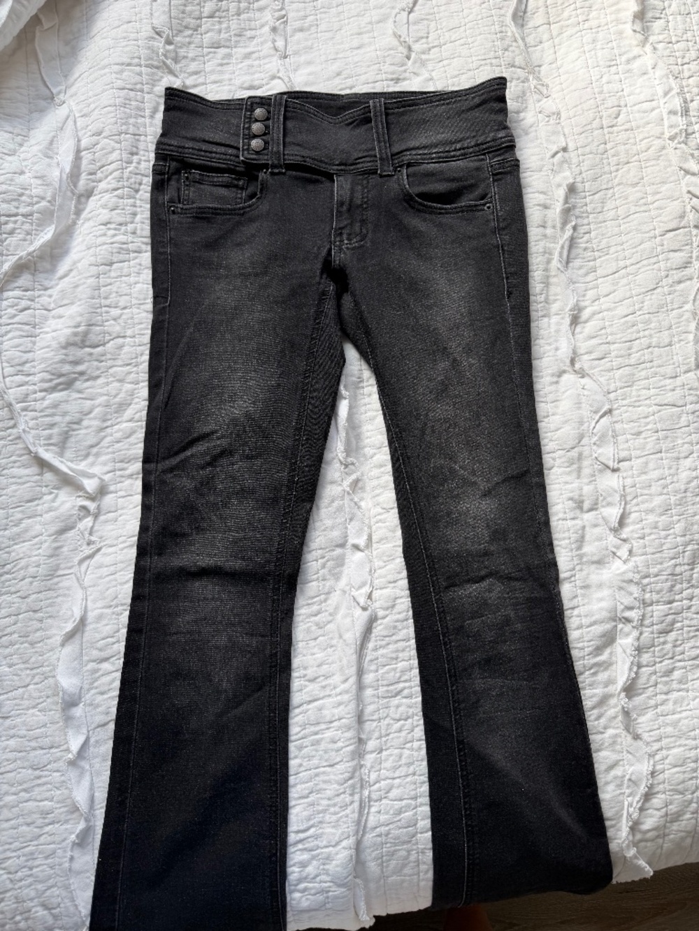 BDG Urban Outfitters Belt Boot Cut Jeans Low-Rise